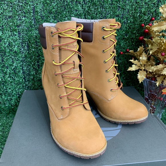 🆕 TIMBERLAND WOMEN'S TILLSTON 6-INCH BOOTS WHEAT - Picture 3 of 9